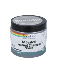 Charcoal Coconut Activated Carbon Activo 150Gr. de Solaray