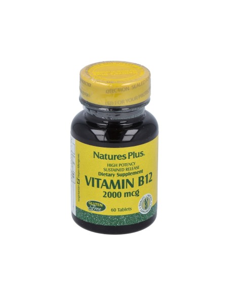 Vitamina B12 2000 Mcg 60 Comp de Natures Plus