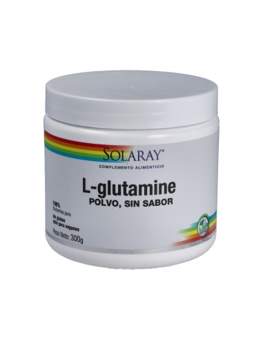 L-Glutamine Sabor Neutro Polvo 300Gr. de Solaray