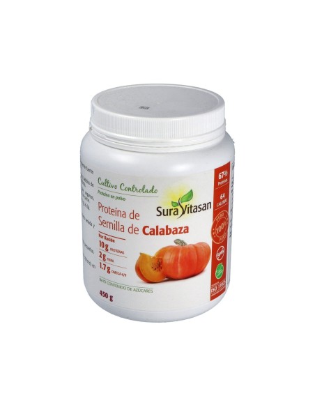 Proteina De Semilla De Calabaza 450Gr. de Sura Vitasan