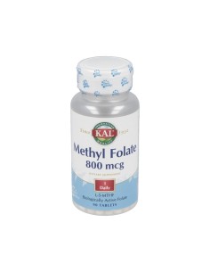 Metil Folate 800Mcg. 90Comp. de Solaray
