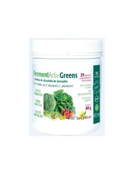 Ferment Activ Greens 80Gr. de Sura Vitasan