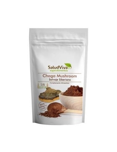 Chaga Mushroo En Polvo 100Gr. Bio Sg S/A Vegan de Salud Viva