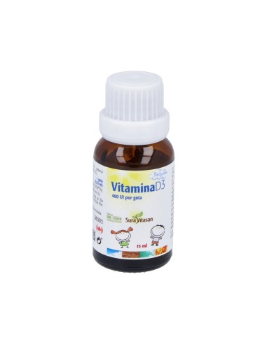 Vitamina D3 Peques 400Ui 15Ml.