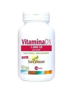 Vitamina D3 1.000Ui 120Perlas.