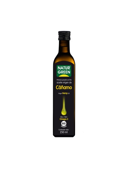 Aceite De Cañamo 1ª Pression Frio 250Ml Bio de Naturgreen