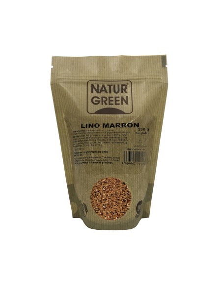 Lino Marron Bio 250 Gr de Naturgreen