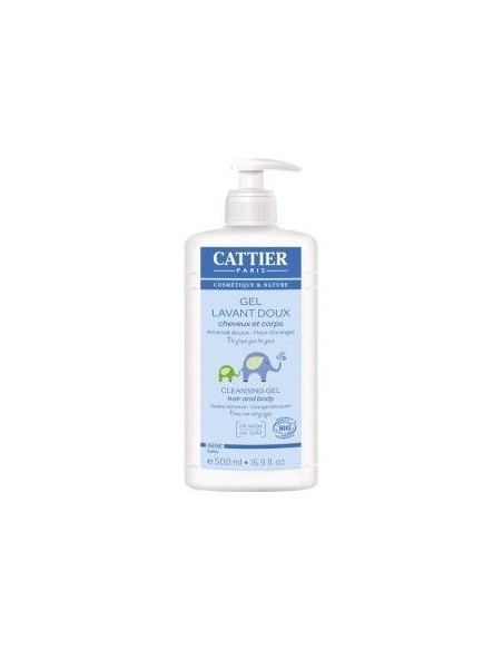 Gel Baño Bebe Cabello/Cuerpo 500 Ml de Cattier