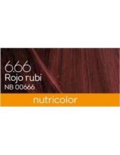 Nutricolor 6.66 Rojo Rubi 140 ml      de Biokap