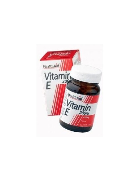 Vit. E Natural 200Ui 60Vcap. Health Aid de Health Aid
