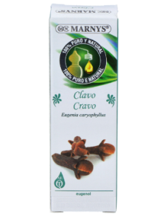 Aceite Esencial Alimentario De Clavo  Estuche Con Botella - 15 Ml Marnys