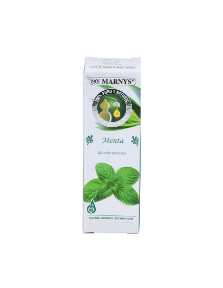 Aceite Esencial Alimentario De Menta Arvensis      Estuche Con Botella - 15 Ml Marnys