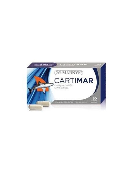 Cartimar   Cartilago De Tiburón     60 Cápsulas  X 500 Mg Marnys