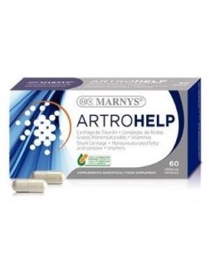 Artrohelp  60 Caps  Complejo Acidos Grasos Esterificados+ Cartilago Tiburon+Vit. C+Vit D      60 Cápsulas Vegetales  X 560 Mg  