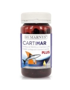 Cartimar Plus     Cartilago Tiburon+ Vitamina C+ Vitamina  B6    120 Cápsulas  X 500 Mg Marnys