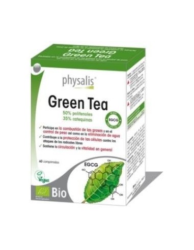 Green tea - te verde 60 comprimidos Physalis