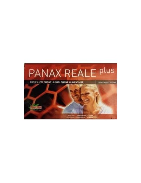 Panax Reale Plus (Jalea Real, Ginseng, Vitamina C)  20 amp. Plantapol