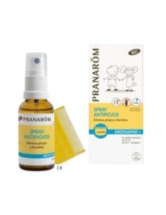 Aromapar Spray Antipiojos 30Ml. + Lendrera de Pranarom