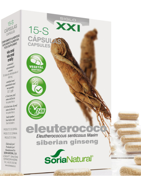Eleuterococo 30 capsulas de Soria Natural