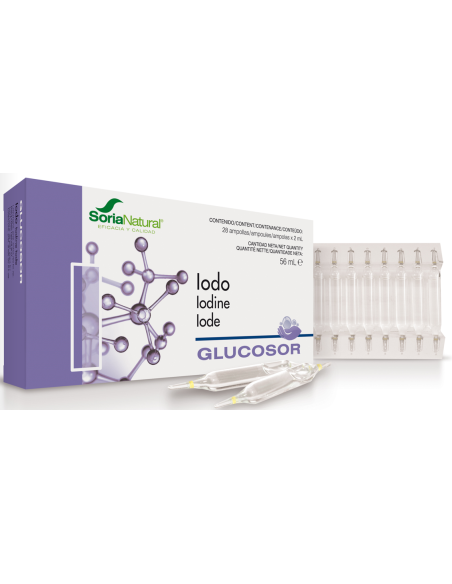 Glucosor Iodo 28Amp. de Soria Natural