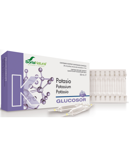Glucosor Potasio 28Amp. de Soria Natural****
