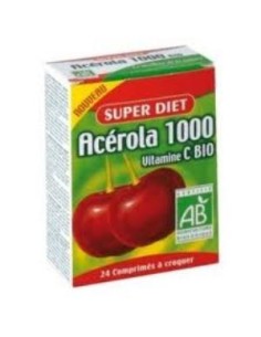 Acerola Bio 1000 24 ComprimidosMasticables de Super Diet