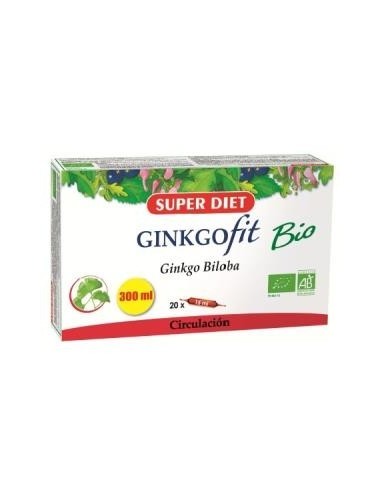 Ginkgofit Biloba 20Amp. de Superdiet