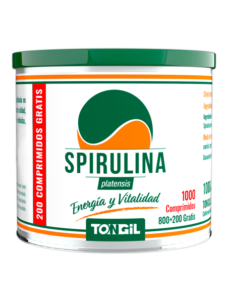 Spirulina 800+200Comp. de Tongil
