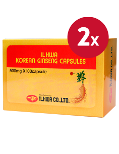 Pack 2 Unidades Ginseng Il Hwa 100Cap.Blister de Tongil.