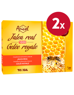 Pack 2 Unidades Apicol Jalea Real 1000Gr. 20Viales de Tongil
