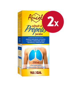 Pack 2 Unidades Apicol Extracto Propolis Jarabe 250Ml. de To