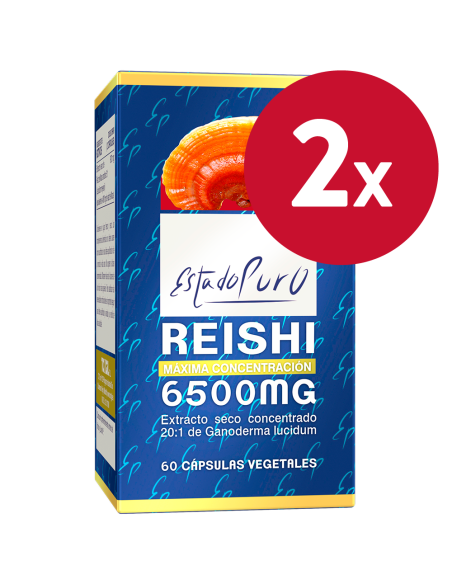 Pack 2 Unidades Reishi 6500Mg. 60Cap. de Tongil.