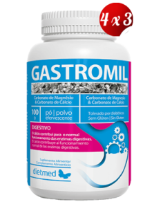 Pack 4x3 uds Gastromil Polvo 100 G De Dietmed