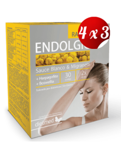 Pack 4x3 uds Endolgic  30 Comprimidos De Dietmed