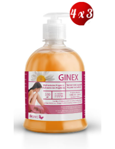 Pack 4x3 uds Ginex Jabón Liquido 330 Ml De Dietmed