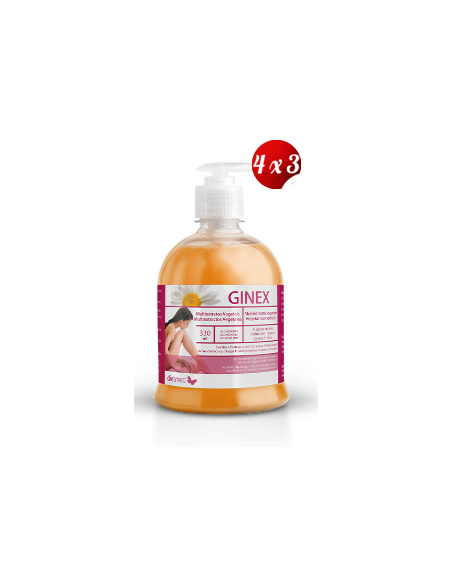 Pack 4x3 uds Ginex Jabón Liquido 330 Ml De Dietmed
