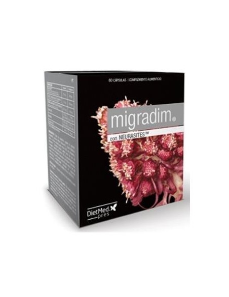 Pack 4x3 uds Migradin  60 Capsulas De Dietmed