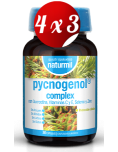 Pack 4x3 uds Pycnogenol Complex 30 Mg 30 Comprimidos De Dietmed