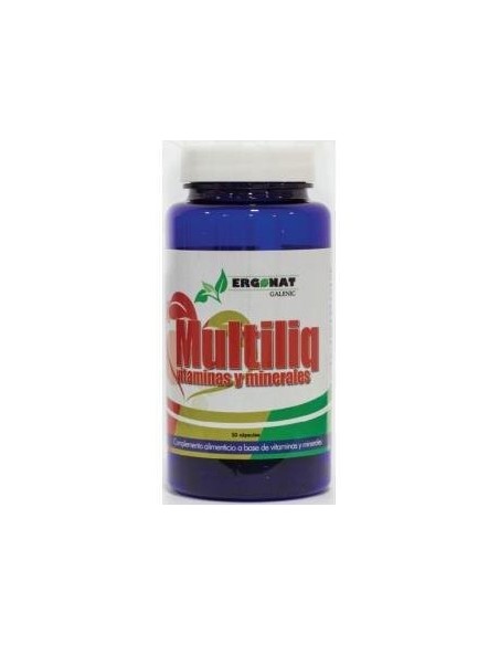 Multiliq Vitamina Y Minerales 30Cap. de Ergonat