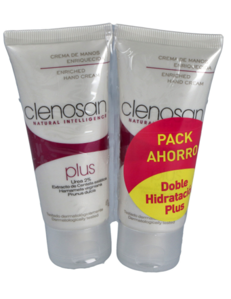 Clenosan Duplo Crema Manos Enriquecida Plus 2X50Ml de Clenosan