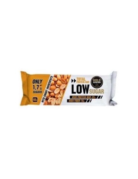 Total Protein Low Sugar Bar Crunchy Peanut 10U de Gold Nutrition