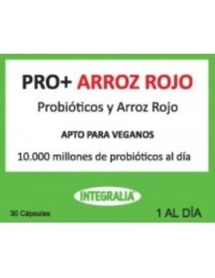 Pro+ Arroz Rojo 30Cap. de Integralia