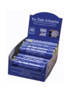 To-Tab Toallitas Limpiadoras Expositor 21Tubos de Irisana