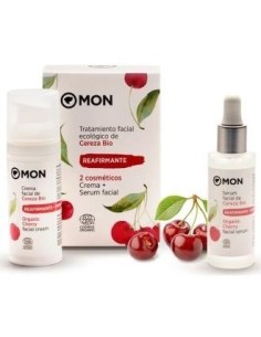 Pack Crema + Serum Facial Reafirmante De Cereza Bio de Mondeconatur
