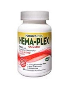 Hema-Plex Masticable 60 Comp  de Natures Plus