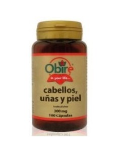 Cabellos y uñas 225 mg. 100 capsulas de Obire