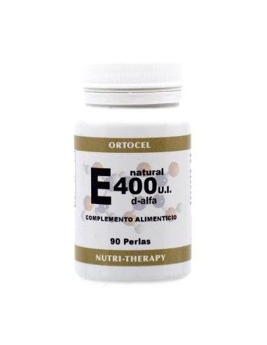 Vitamina E 400Ui D-Alpha (Natural) 90Perlas de Ortocel Nutri-Therapy