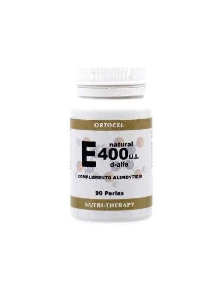 Vitamina E 400Ui D-Alpha (Natural) 90Perlas de Ortocel Nutri-Therapy