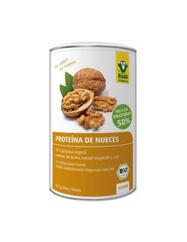 Proteína de nueces polvo 45%, 420g** de Raab Vitalfood