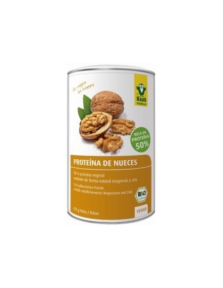Proteína de nueces polvo 45%, 420g** de Raab Vitalfood